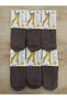 Massage socks, mink taupe color , 6 pairs.