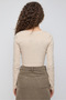 Pearl and Stone Embroidered T-shirt with Ribbed Sleeves - 5