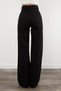 Marlon Non-Fading Black High Waist Wide Leg Jeans - 7