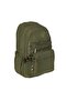 Relaxion Khaki Green Waterproof Crinkle Fabric Large Capacity Everyday & School Backpack