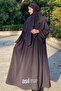طقم حجاب سوفليه أنيق مدخن (طقم من ثلاث قطع)