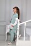 Young Girl's Hooded Kangaroo Pocket 2-Piece Tunic Set - 5