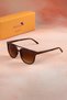 Uv400 Protection Women's Sunglasses Brown Plg-2080C2