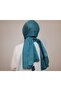 Blue Jacquard Shawl - 3