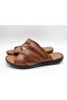 Trd175 Model Large Size Slippers and Sandals - Tan - 5