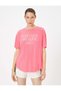 Women's Clothing Sports T-Shirt - 4WAK10121NK Pink - 3