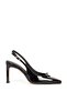 Women's Square Toe Heeled Shoes Genuine Patent leather Leather Sy 27501