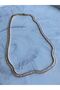 Steel Waterway Zircon Stone Necklace - 2