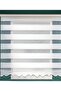 Beyaz Pliseli Boncuklu Zebra Stor Perde - 3
