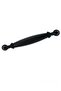 Porcelain Handle Cabinet Drawer Furniture Kitchen Handle Ruby 128mm- Matte Black-Stk0671 - 3