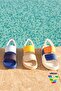 Krixi Lightweight and Stretchy Orthopedic Boys' Casual Sandals Cobalt Blue White - 4