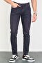 Men's Light Burgundy Slim Fit Lycra Jean Jeans Trousers Acikvalbo - 2