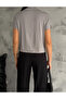 Women's Gray Stand-Up Collar Off-Shoulder Blouse - 6