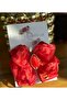 Custom design luxury plied tulle star patterned stoned automatic collet women's children's buckle red - 2