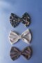 Earth Tones 3-Piece Girl's Hair Clip Set