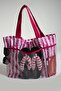 Dark Pink Multi Pocketed Soft Strappy Waterproof Beach Bag - 3