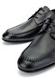 Men's Genuine Leather Black Classic Shoes - 4