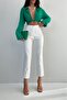High-Waist Darted Pants - 5