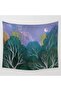 Nature Tree Foliage Stars Moon Planet Wall Cloth Gift Decoration Bedroom - 2