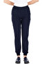 Navy Blue Lycra Jogger Nurse and Doctor Pants - 2