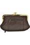 Leather Brown Women's Wallet with Clip