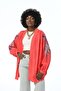 WOMEN'S BACK AND ARM EMBROIDERED OVERSIZE KIMONO - 4