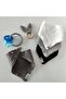 100% Cotton 8 Layers Muslin Fabric Set of 4 Baby Bibs/Mouth Wipes with Three Snaps - 2