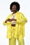 WOMEN'S OVERSIZE YELLOW CHECKED SHIRT SUITABLE FOR COMFORTABLE TESETURES AND LARGE SIZES