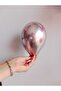 Chrome Balloon 5Inc (Small) Powder Pink 15 Pieces - 2