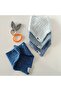 100% Cotton 8 Layers Muslin Fabric Set of 4 Baby Bibs/Mouth Wipes with Three Snaps