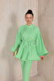 Light Green Pleated Set - 49-9308 - 4