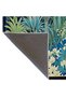 Blue Forest Geoemtric and Botanical Animal Patterned Decorative Washable Carpet Miravip8281 - 4