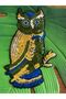 26X187 CM SEQUINED OWL EMBLEM SEWING CLOTHING ACCESSORY