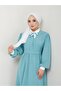 Women's Green Hijab Dress - 2