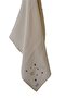 100x100 Mustard Star Embroidered 4 Layer Muslin Blanket - 3