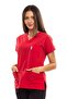 Surgical Doctor Nurse Scrubs Red Jersey Single Top