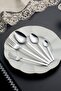 Zagori 30 Piece Natural Flat Model Cutlery Set for 6 People - 2