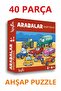 Sevimli Arabalar 40 Parça Mini Ahşap Puzzle - 2