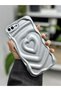 Iphone 7 PLUS AND 8 PLUS Compatible 3d Matte Heart Embossed Silicone Case - 3