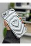 Iphone 7 PLUS AND 8 PLUS Compatible 3d Matte Heart Embossed Silicone Case - 4