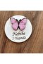 Wooden Figurative Baby Magnet with Lilac Butterfly, 20 Pieces - 4