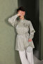 Sparkle Rose Brooch MINT Shirt - 32-3033 - 4