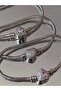 Model Zircon Stone Pink Heart Bracelet - 2
