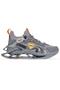 حذاء رياضي Greed للرجال، باللونين الرمادي والبرتقالي