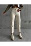 Julia Trend High Waist Beige Color Mom Jeans Lycra Stretch Jeans - 2