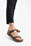Women's Brown Orthopedic Sole Flip Flops Summer Slippers Sandals - 4