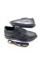 Baykara Genuine Leather Full Orthopedic Large Size Men's Shoes - 4