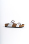 Women's White Skin Flip-Flops Summer Slippers - 4