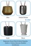 Countertop Cutlery Decorative Upright Cutlery Holder Cylinder Cutlery Black Color Model 4 - 5