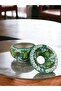 Porcelain Ashtray Lace Pattern Authentic Ashtray with Lid Handmade